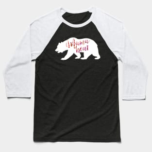 Mama Bear Floral Baseball T-Shirt